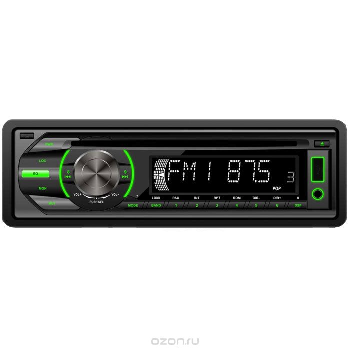 Fusion FCD-2300U, Black автомагнитола CD/MP3