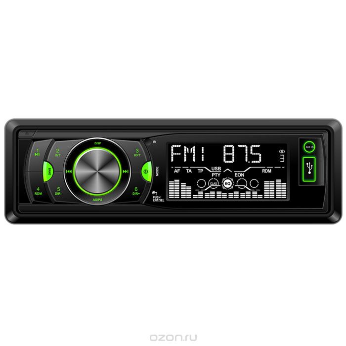 Supra SFD-1224U, Black автомагнитола MP3