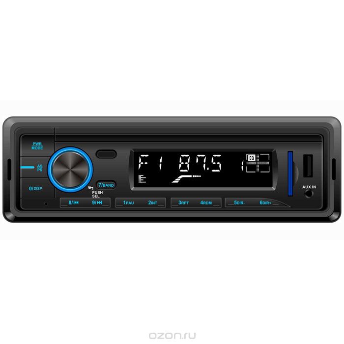 Supra SFD-50U, Black автомагнитола MP3